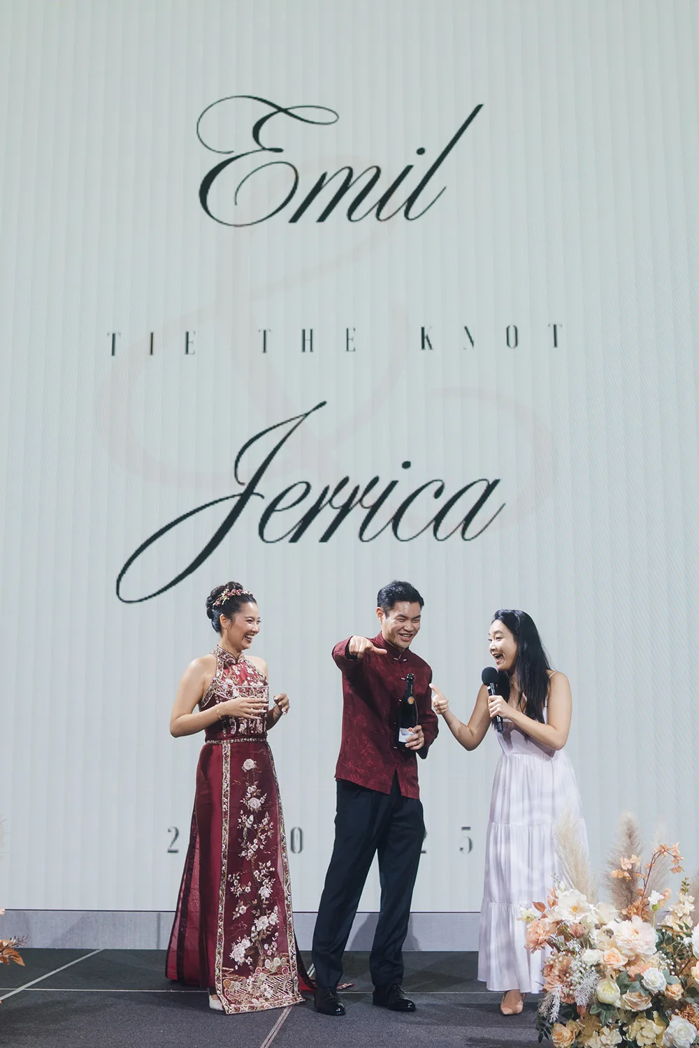 Actual day wedding at Pan Pacific Orchard, Singapore.