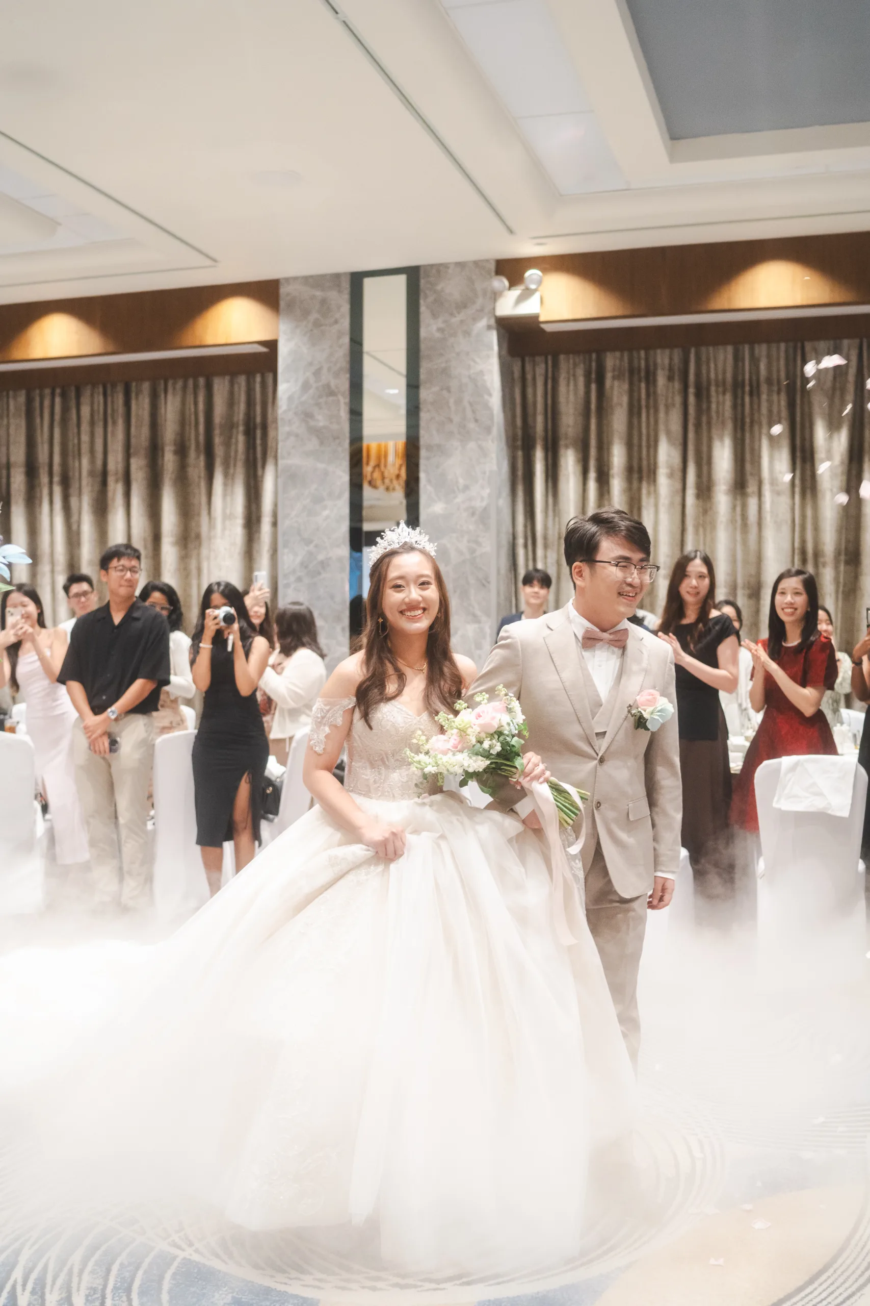 Actual day wedding at Voco Orchard, Singapore.