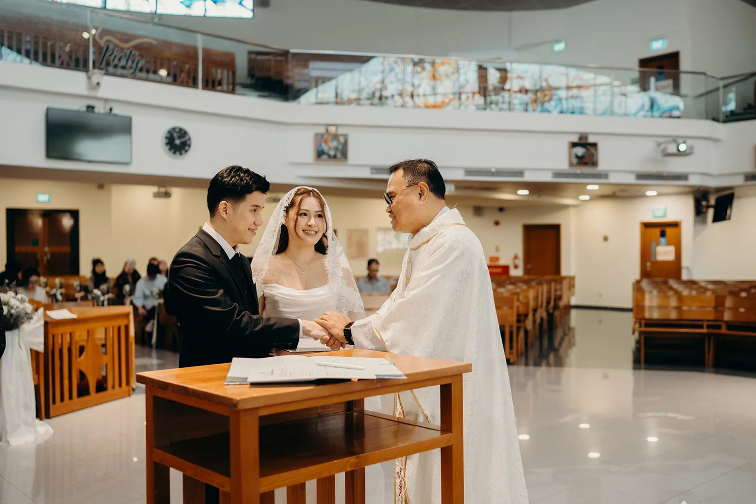 Holy Matrimony at Church of Holy Spirit, Singapore.