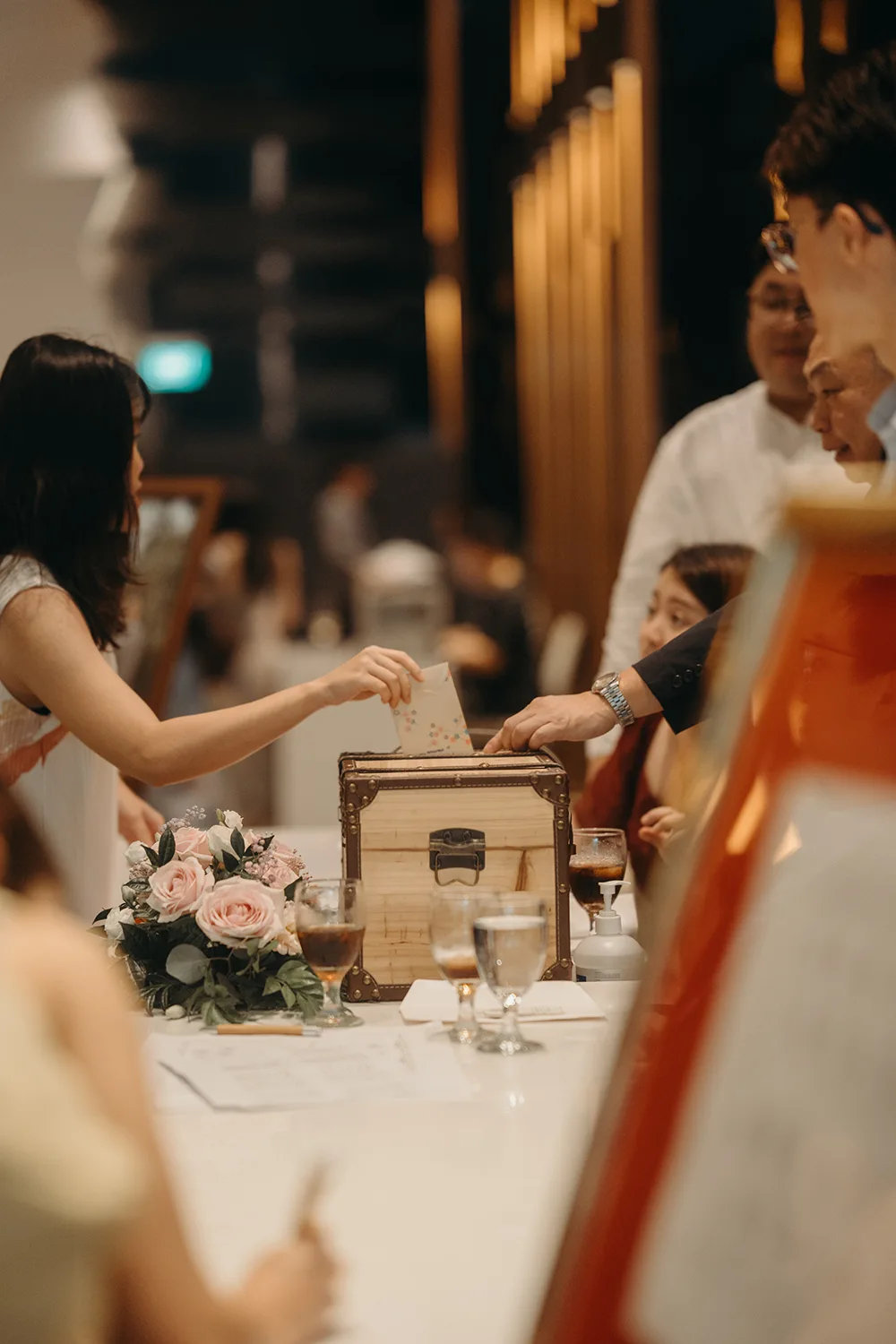 Wedding day at Park Royal on Beach Road, Singapore.