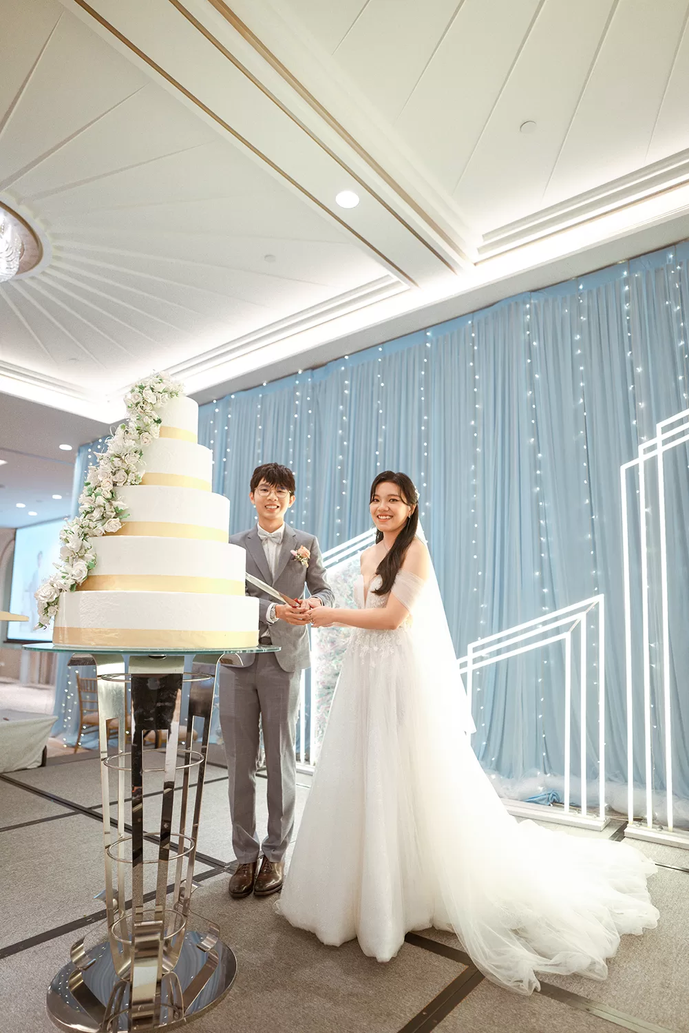 Actual day wedding at Equarius Hotel, Singapore.
