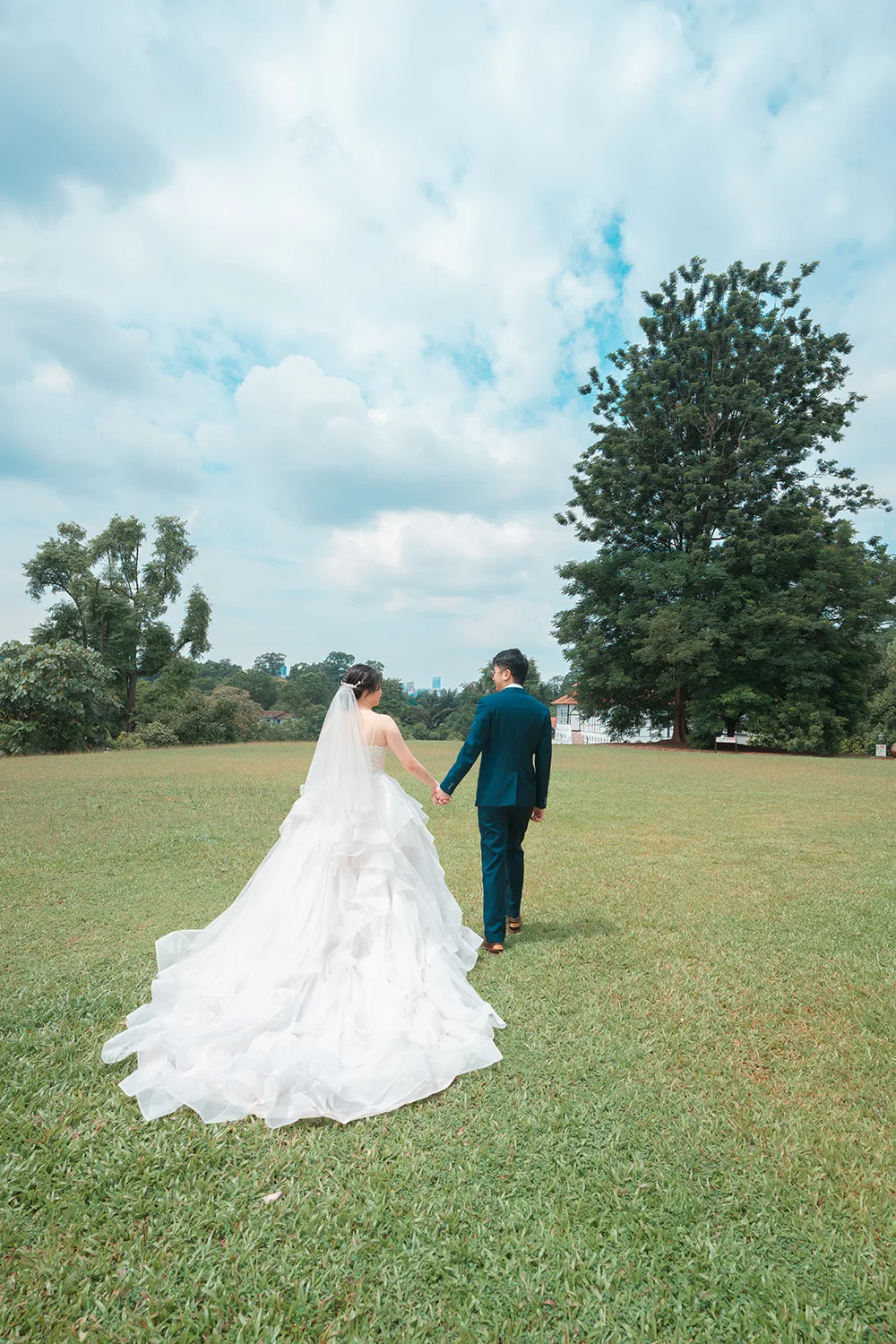 Pre-wedding photoshoot at Gallop Extension, Botanic Gardens, Singapore