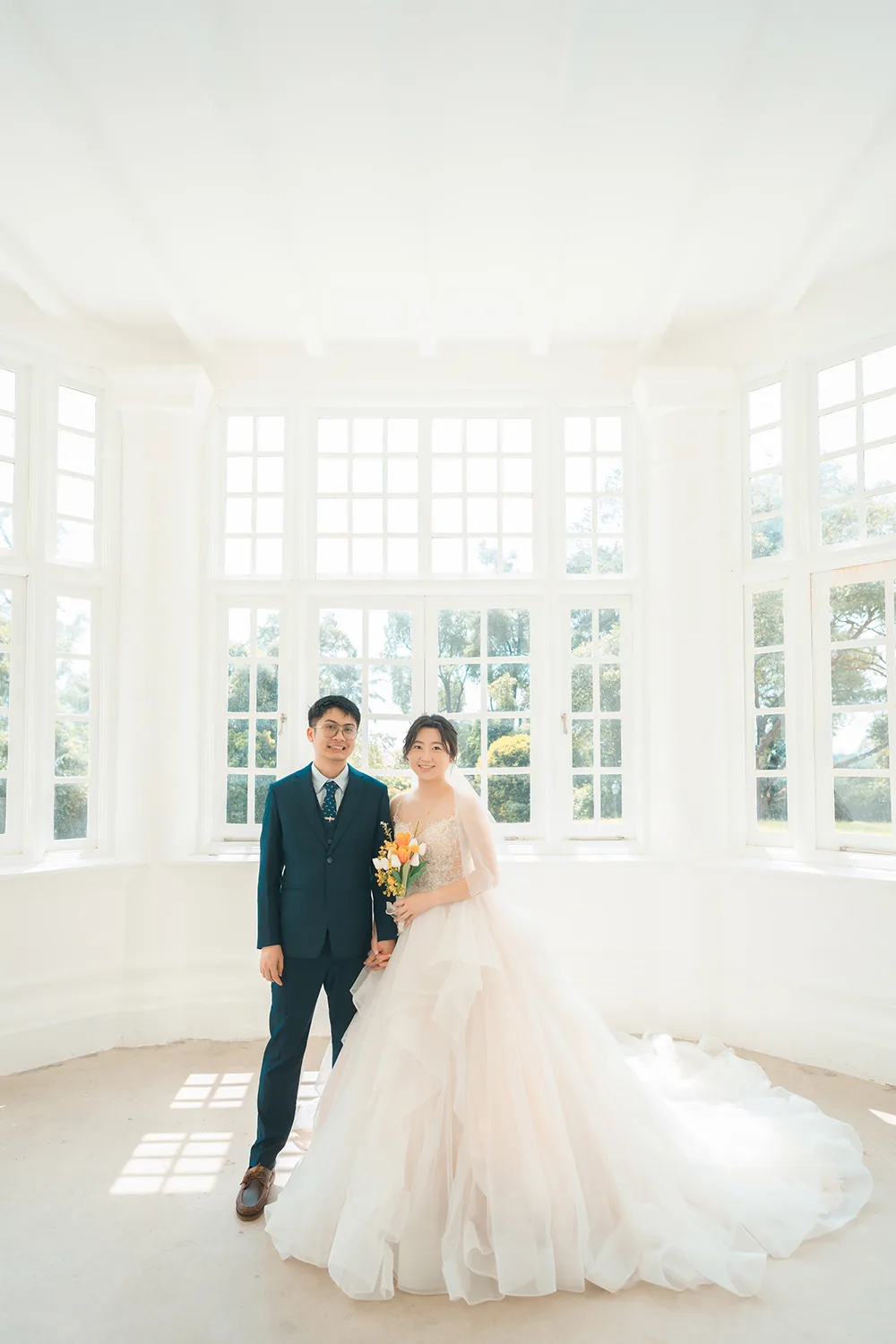 Pre-wedding photoshoot at Gallop Extension, Botanic Gardens, Singapore