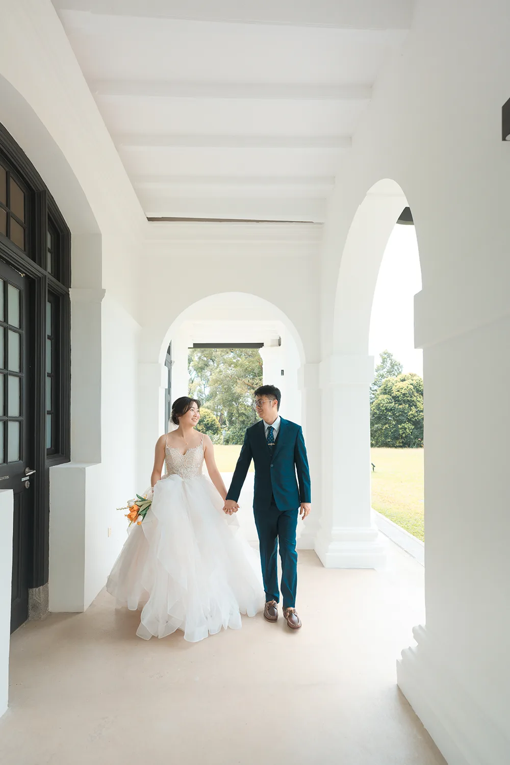 Pre-wedding photoshoot at Gallop Extension, Botanic Gardens, Singapore