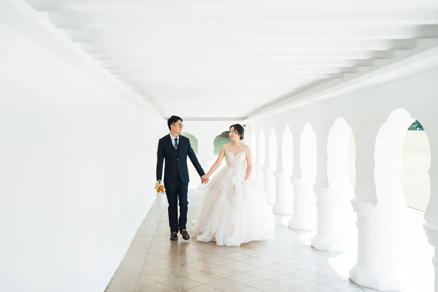 Pre-wedding photoshoot at Gallop Extension, Botanic Gardens, Singapore