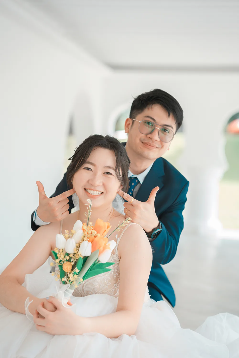 Pre-wedding photoshoot at Gallop Extension, Botanic Gardens, Singapore