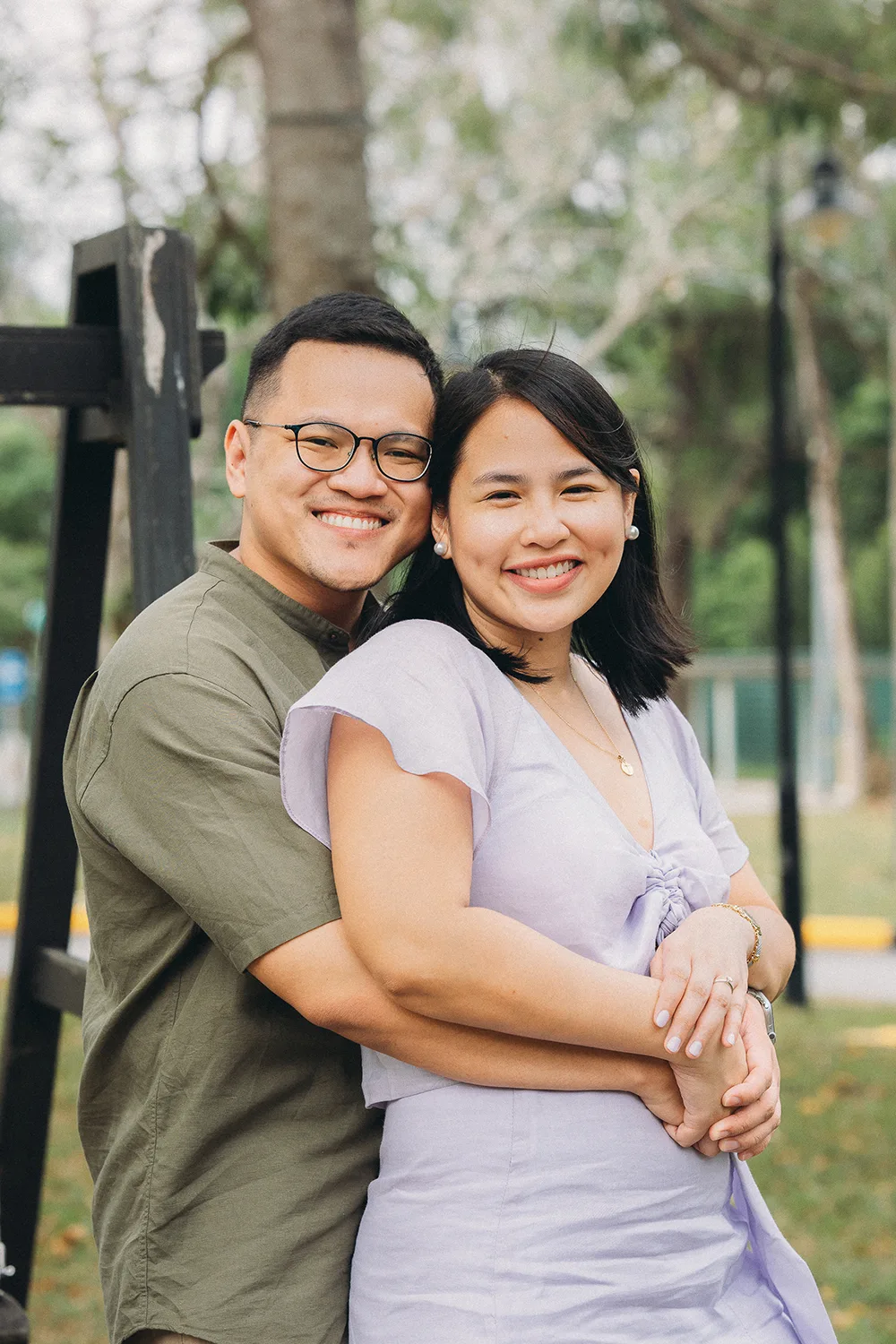 Marriage proposal at The Summerhouse, Singapore.