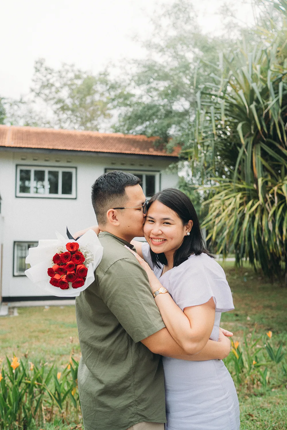 Marriage proposal at The Summerhouse, Singapore.