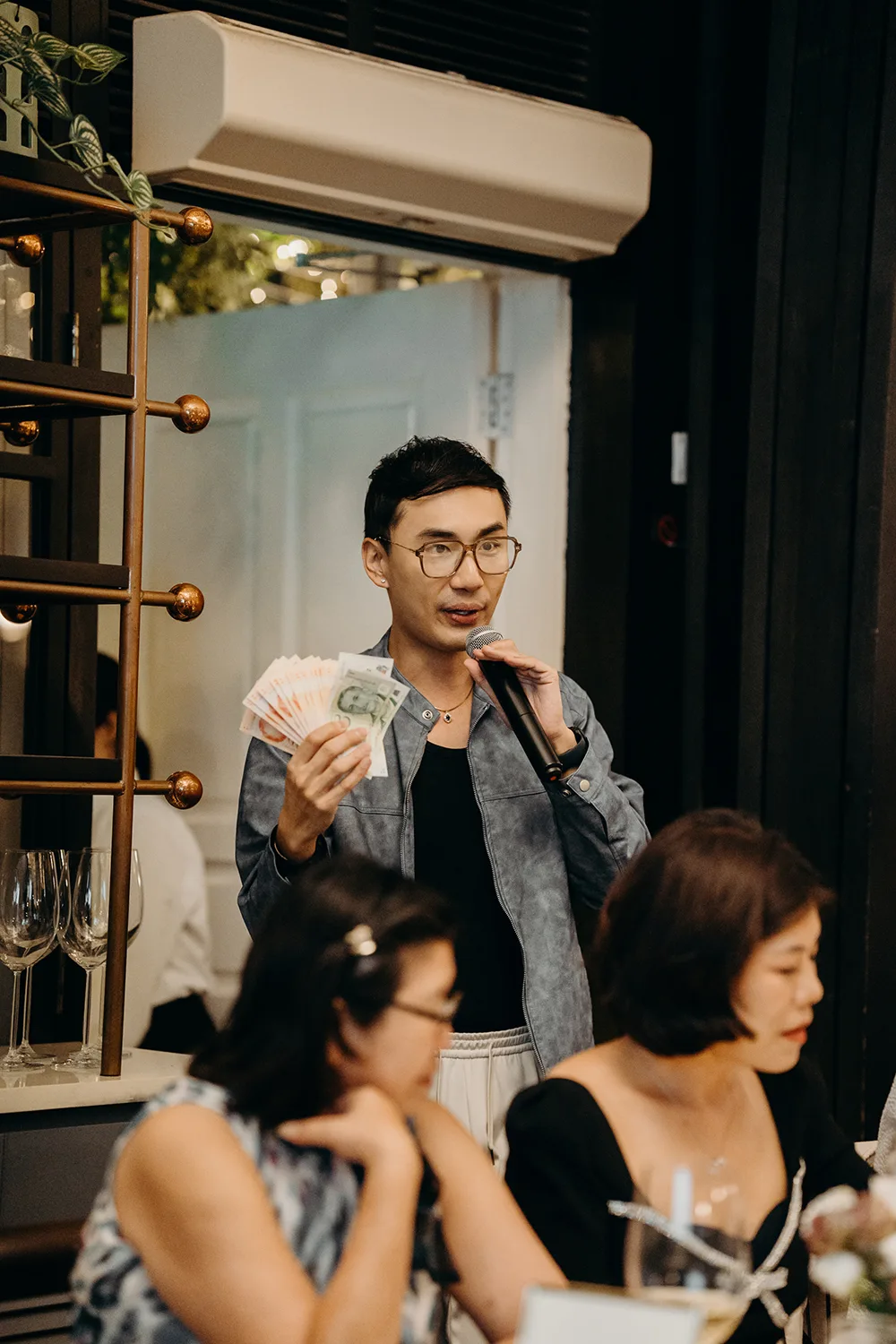 Actual day wedding at Au Balcon at The Garage, Botanic Gardens, Singapore.