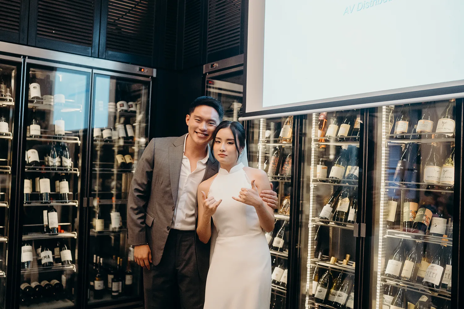 Actual day wedding at Au Balcon at The Garage, Botanic Gardens, Singapore.