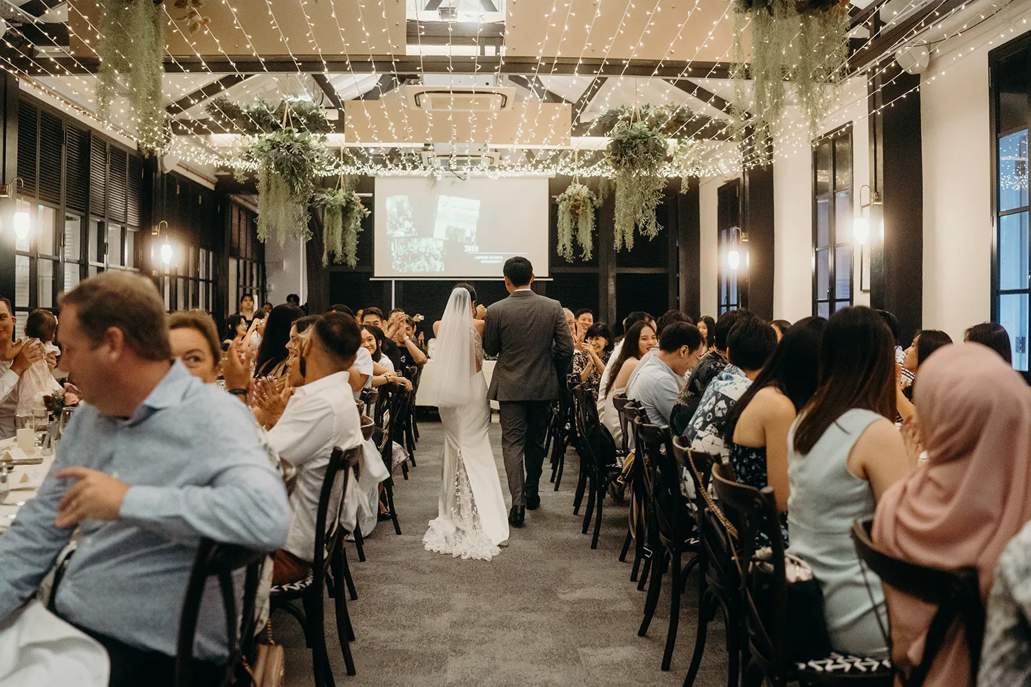 Actual day wedding at Au Balcon at The Garage, Botanic Gardens, Singapore.