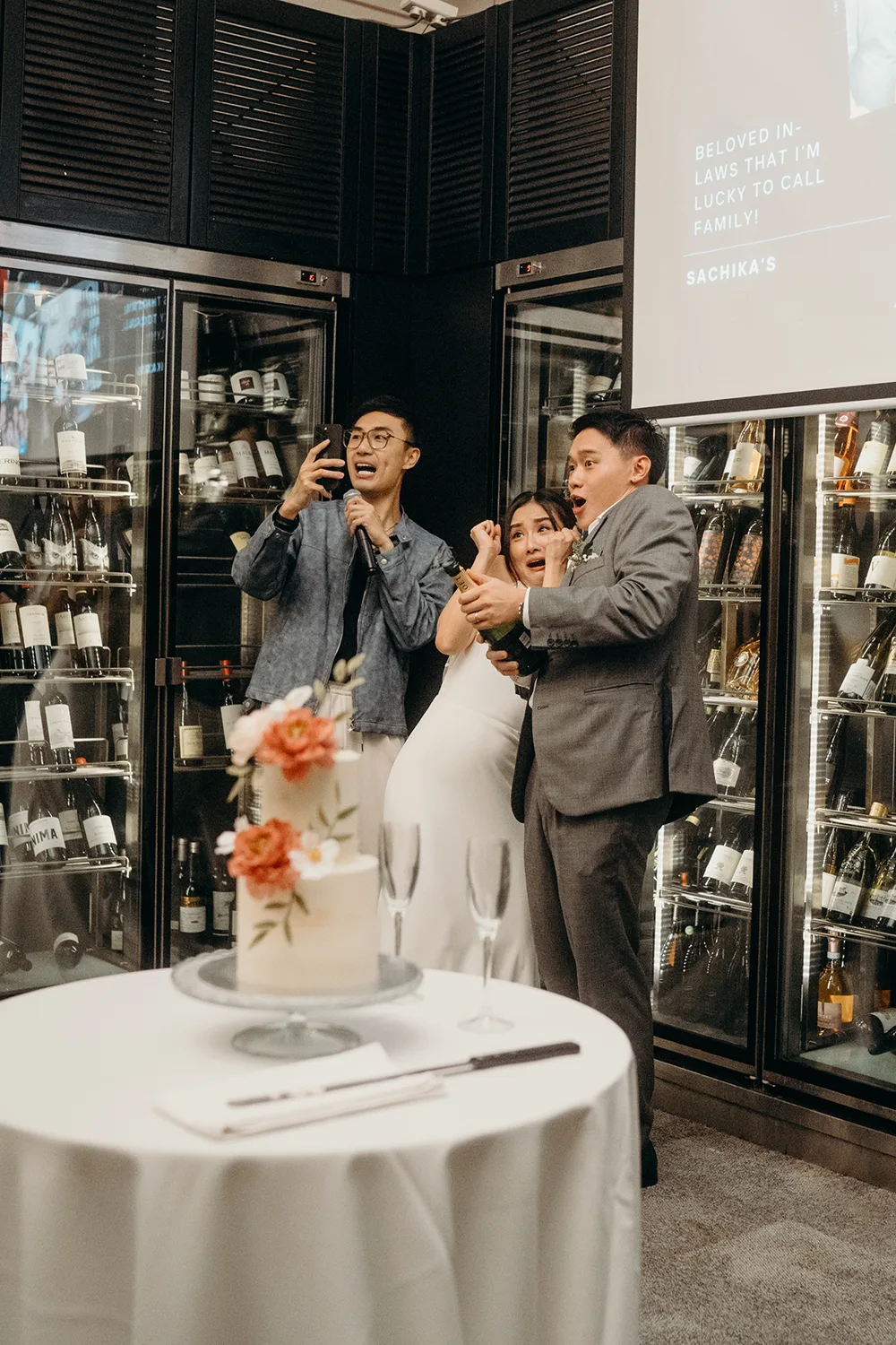 Actual day wedding at Au Balcon at The Garage, Botanic Gardens, Singapore.