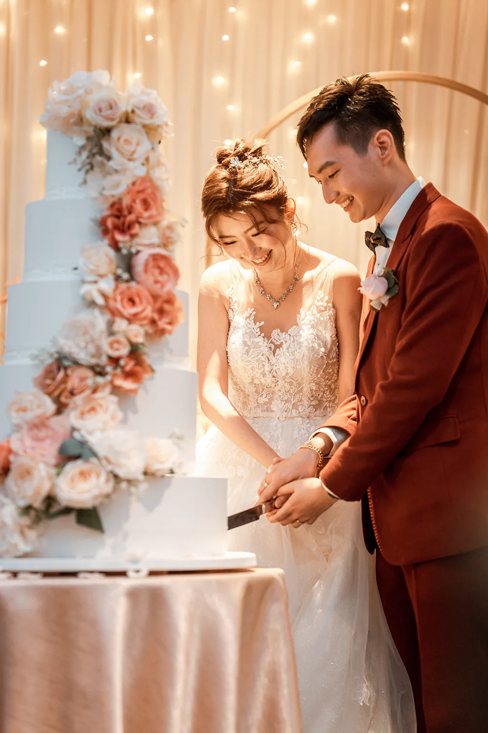 Actual day wedding at Four Points by Sheraton, Singapore.