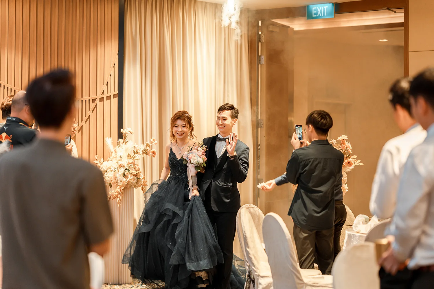 Actual day wedding at Four Points by Sheraton, Singapore.