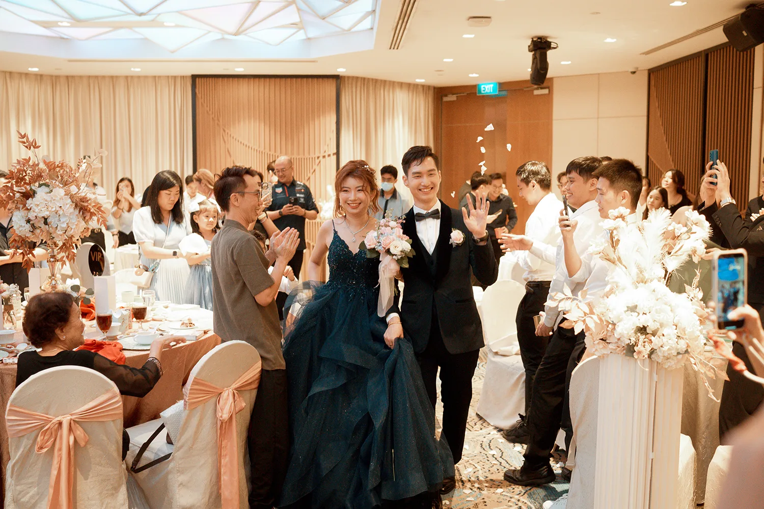 Actual day wedding at Four Points by Sheraton, Singapore.