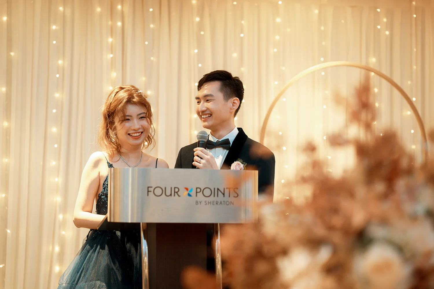 Actual day wedding at Four Points by Sheraton, Singapore.