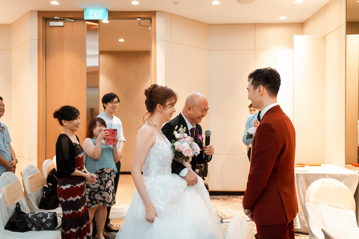 Actual day wedding at Four Points by Sheraton, Singapore.