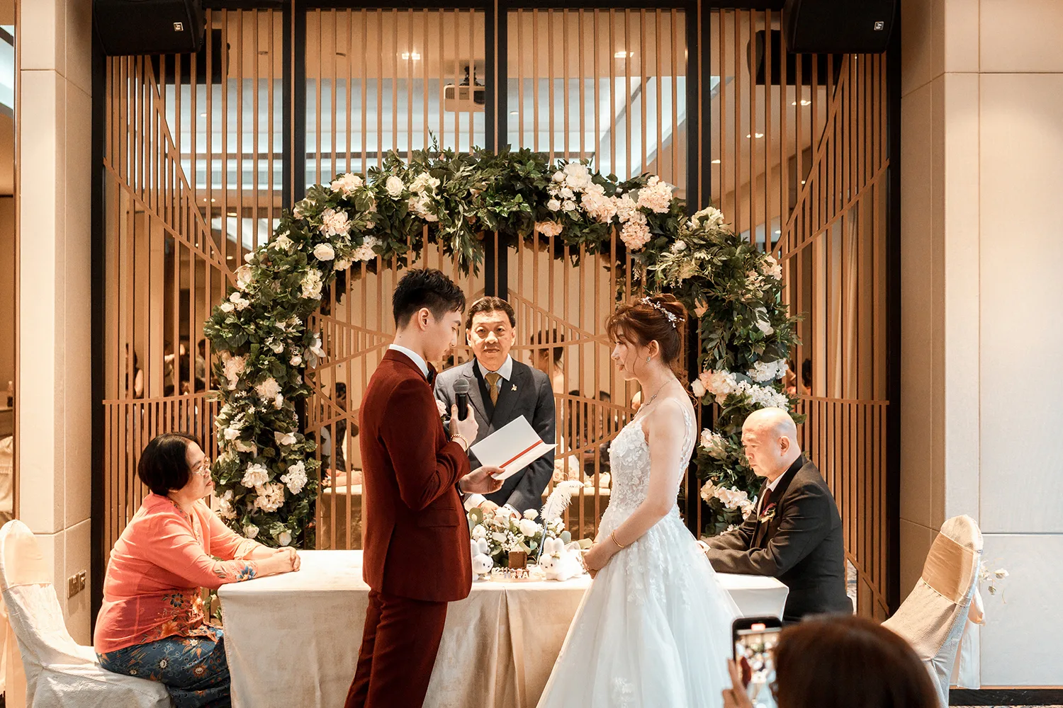 Actual day wedding at Four Points by Sheraton, Singapore.