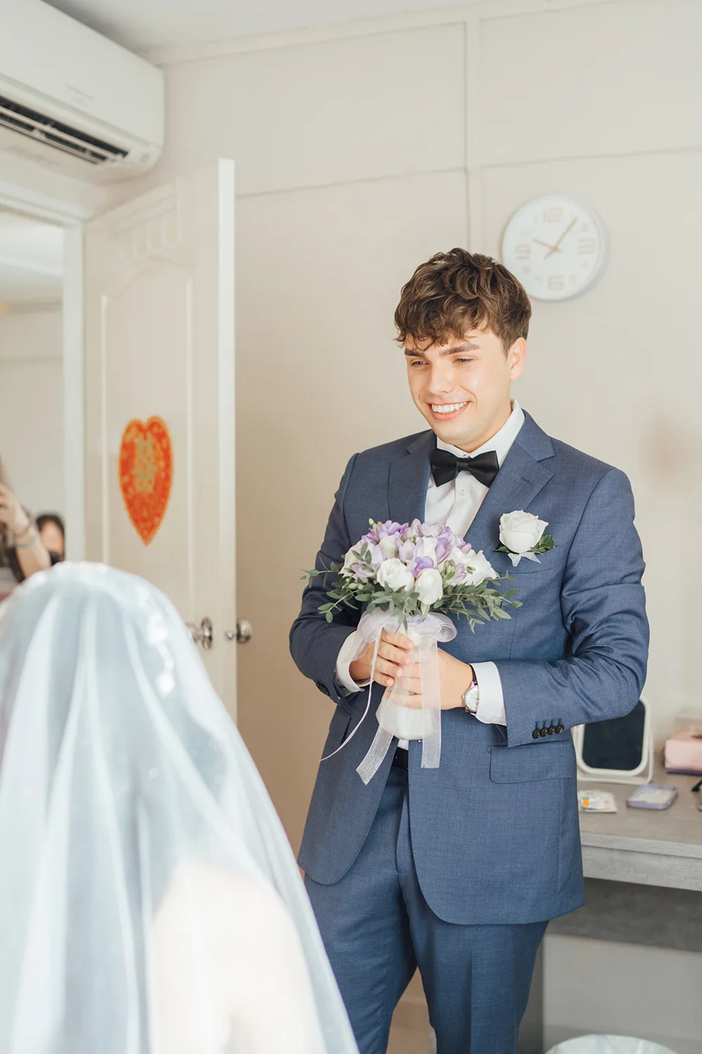 Actual day wedding at Four Seasons Hotel, Singapore.