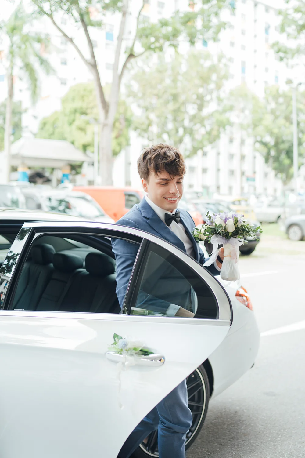 Actual day wedding at Four Seasons Hotel, Singapore.