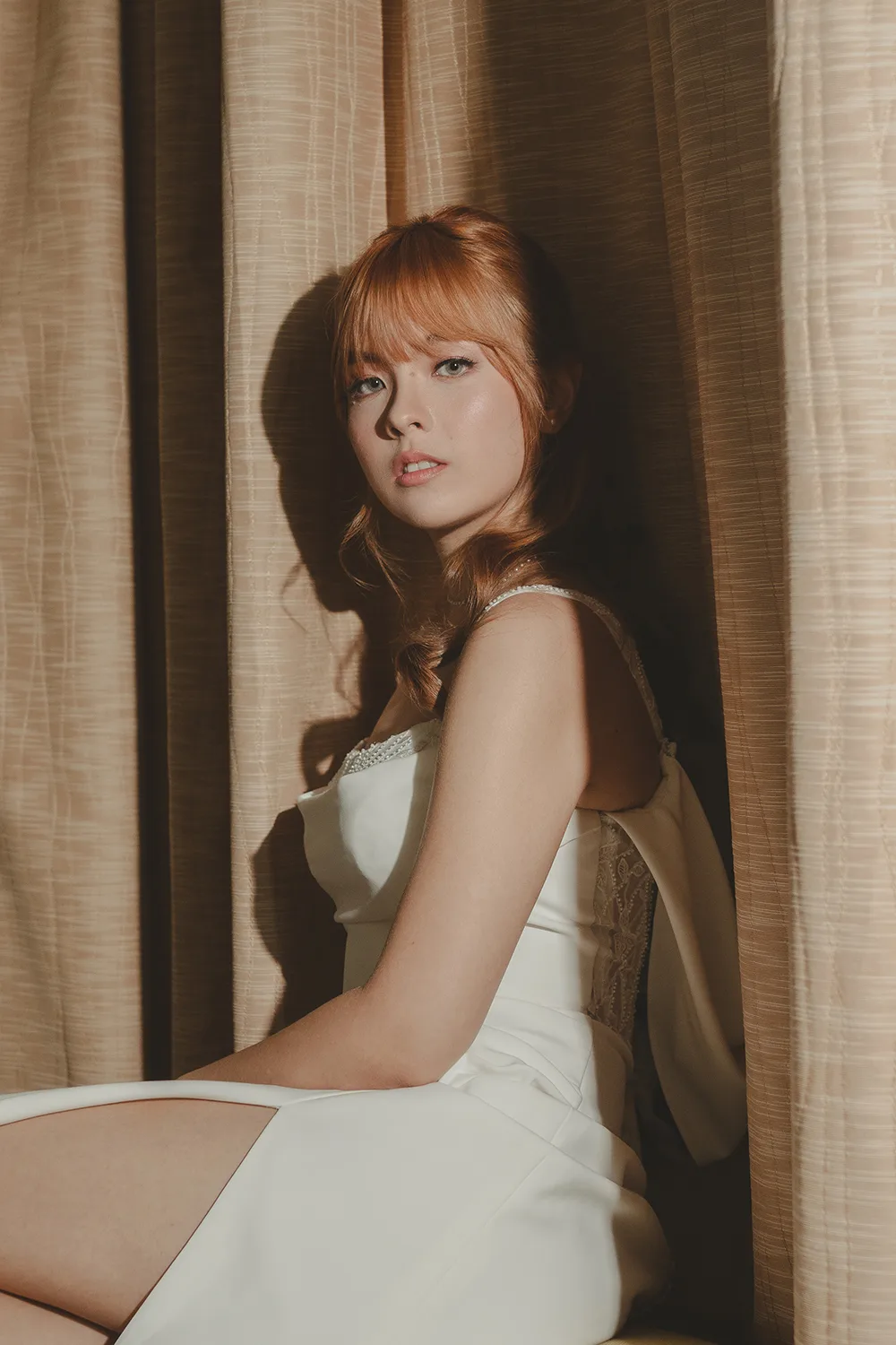 Styled bridal photoshoot at Paradox Merchant Court, Singapore.