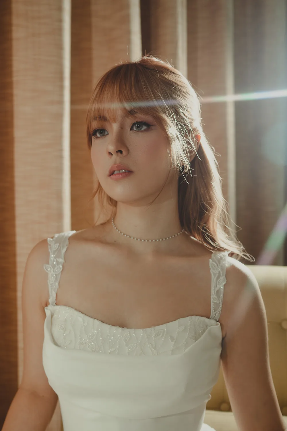 Styled bridal photoshoot at Paradox Merchant Court, Singapore.