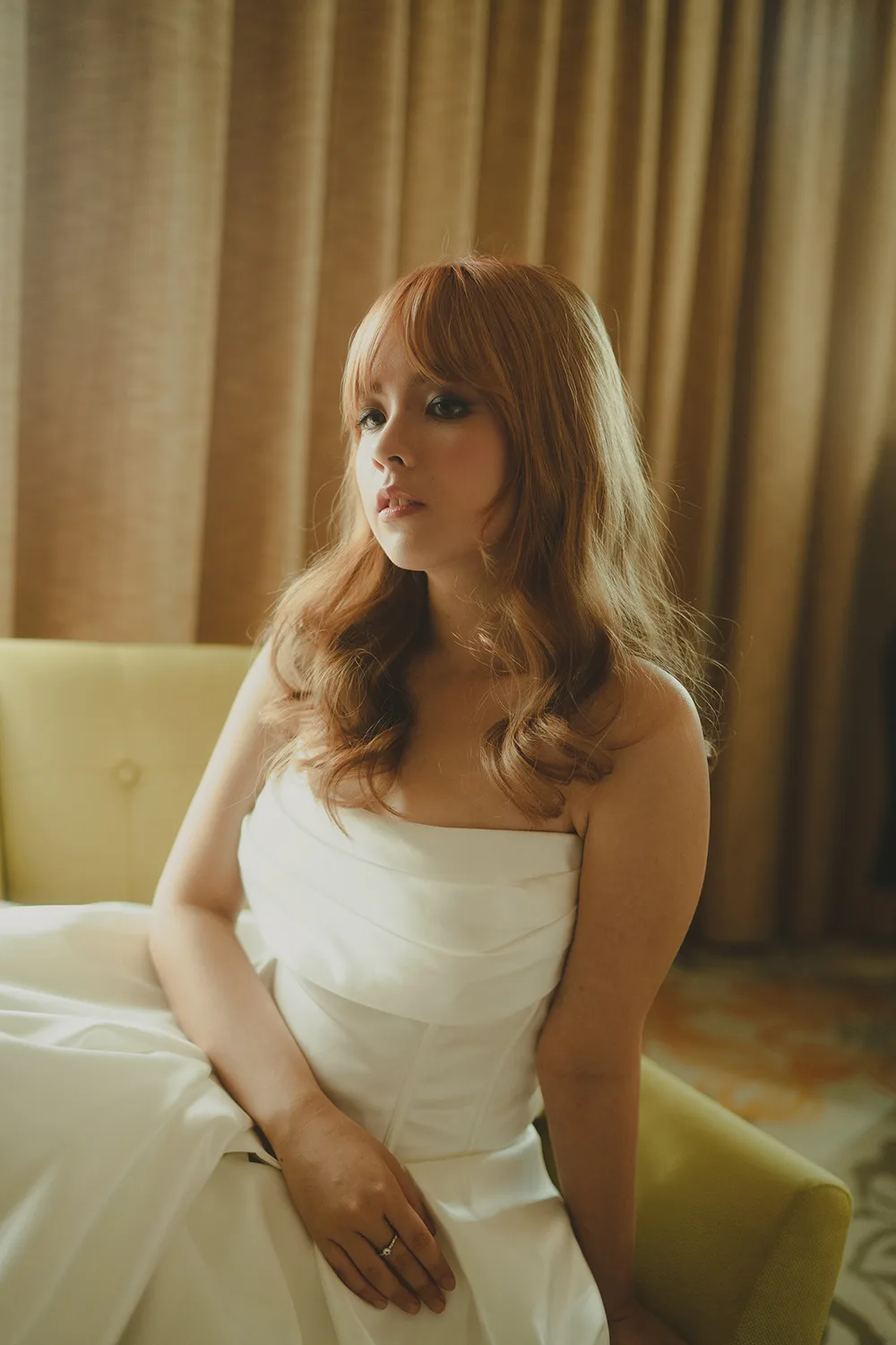Styled bridal photoshoot at Paradox Merchant Court, Singapore.