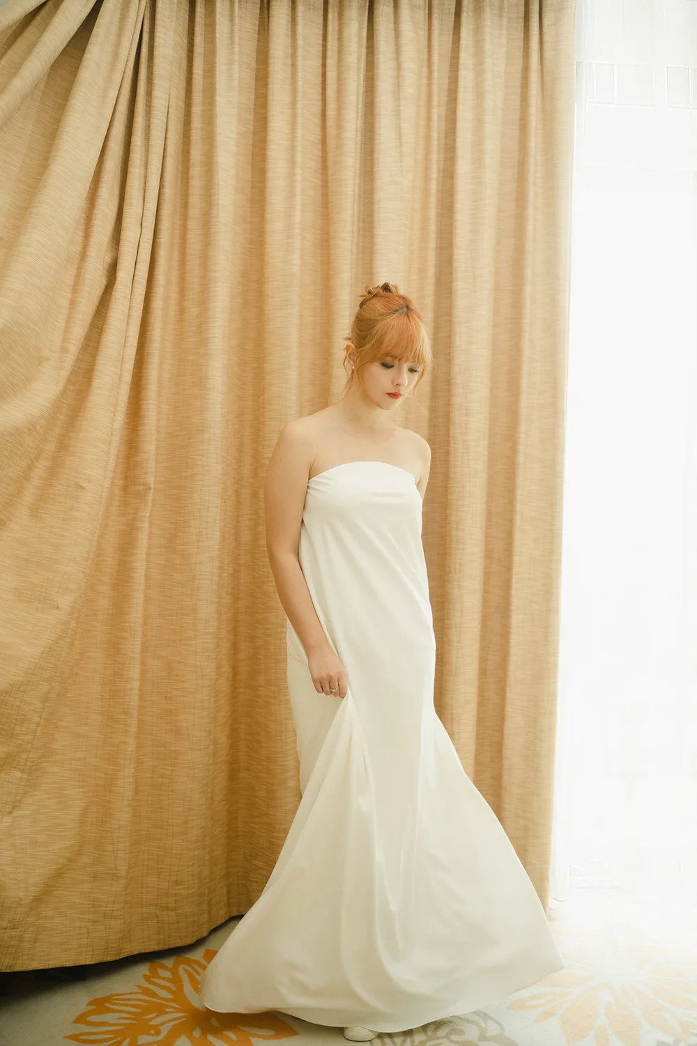 Styled bridal photoshoot at Paradox Merchant Court, Singapore.