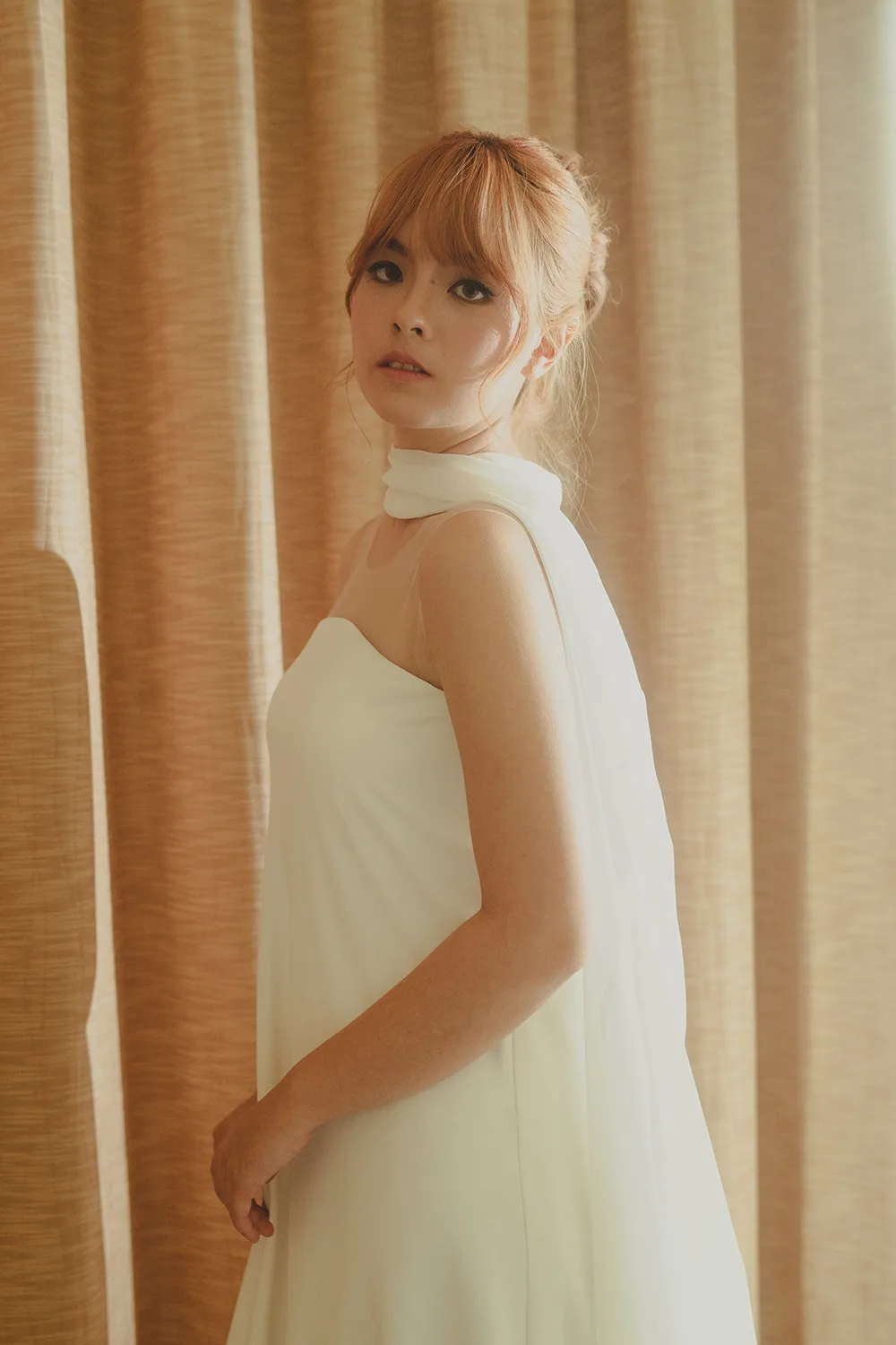Styled bridal photoshoot at Paradox Merchant Court, Singapore.