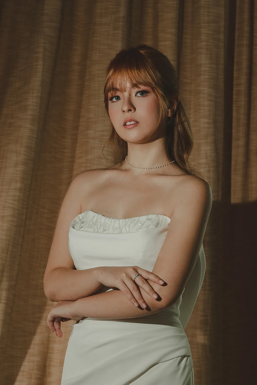Styled bridal photoshoot at Paradox Merchant Court, Singapore.