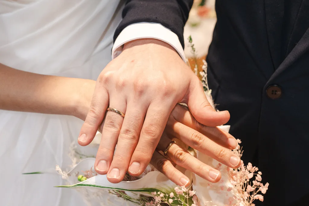 Wedding day at Bethesda Hall, Singapore.