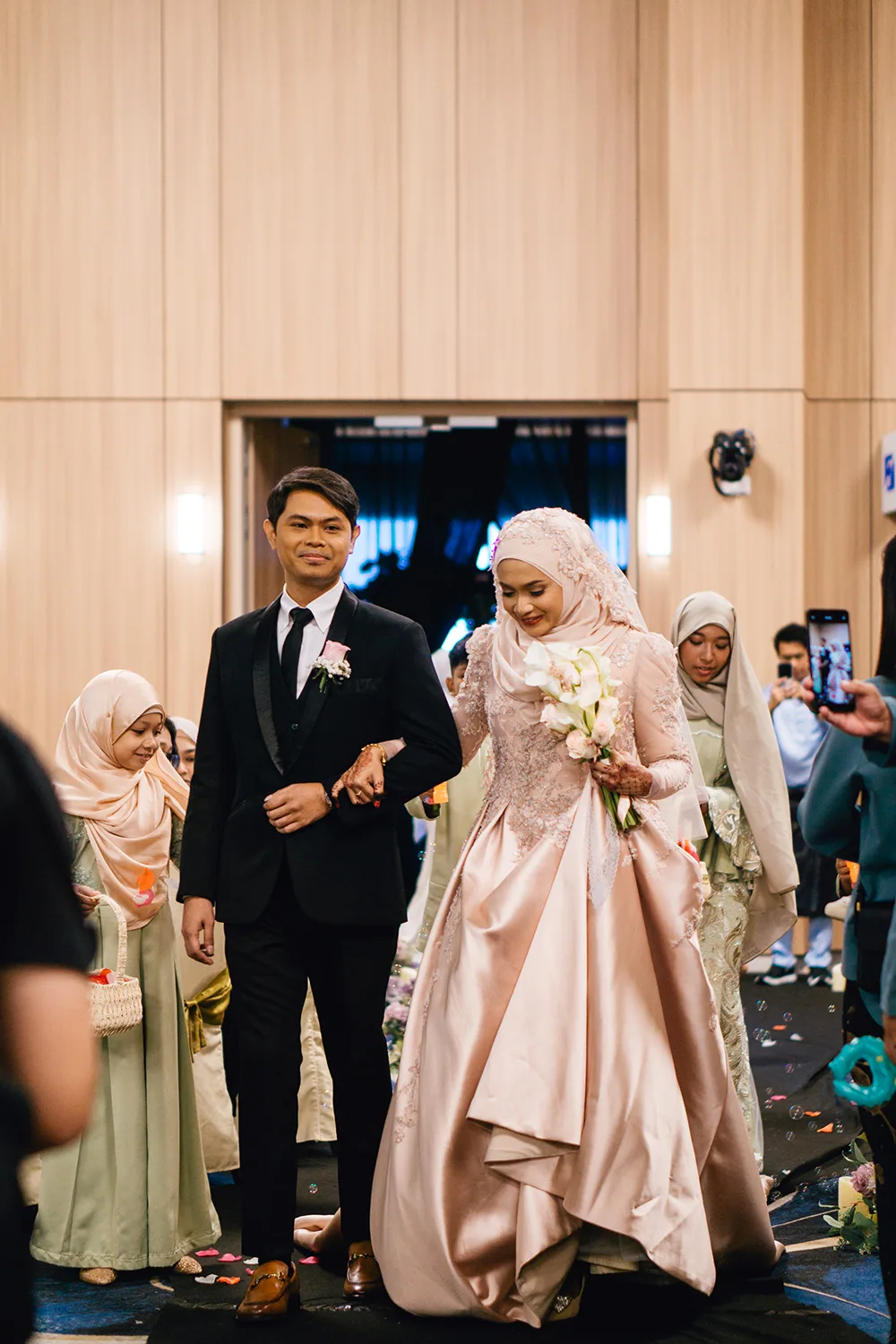 Wedding day at HometeamNS Bedok Reservoir, Singapore.