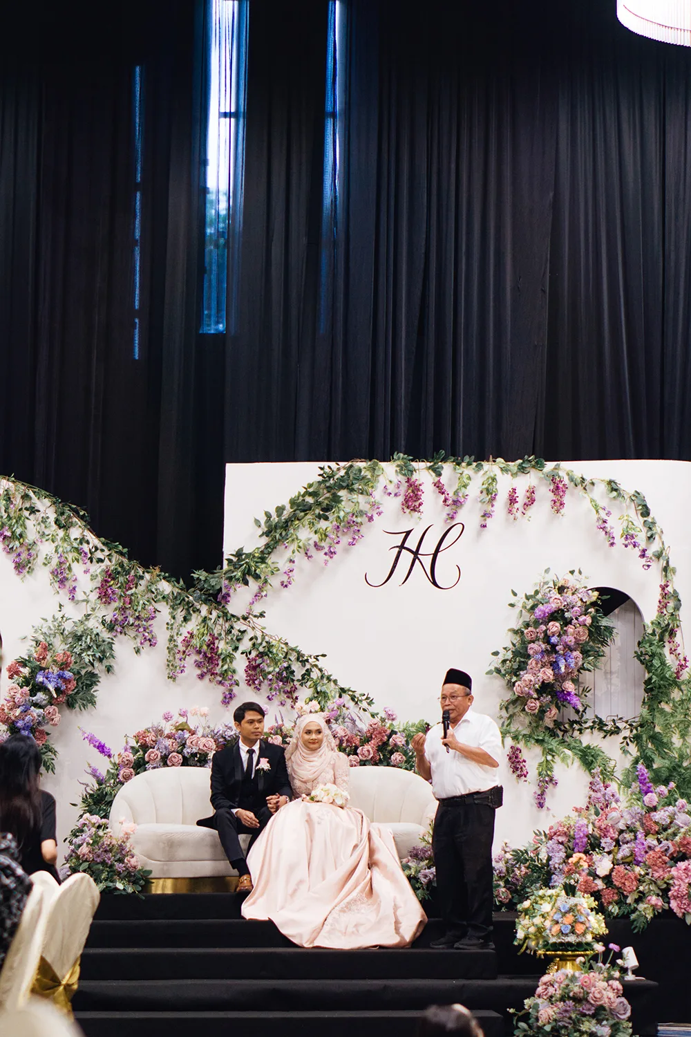 Wedding day at HometeamNS Bedok Reservoir, Singapore.