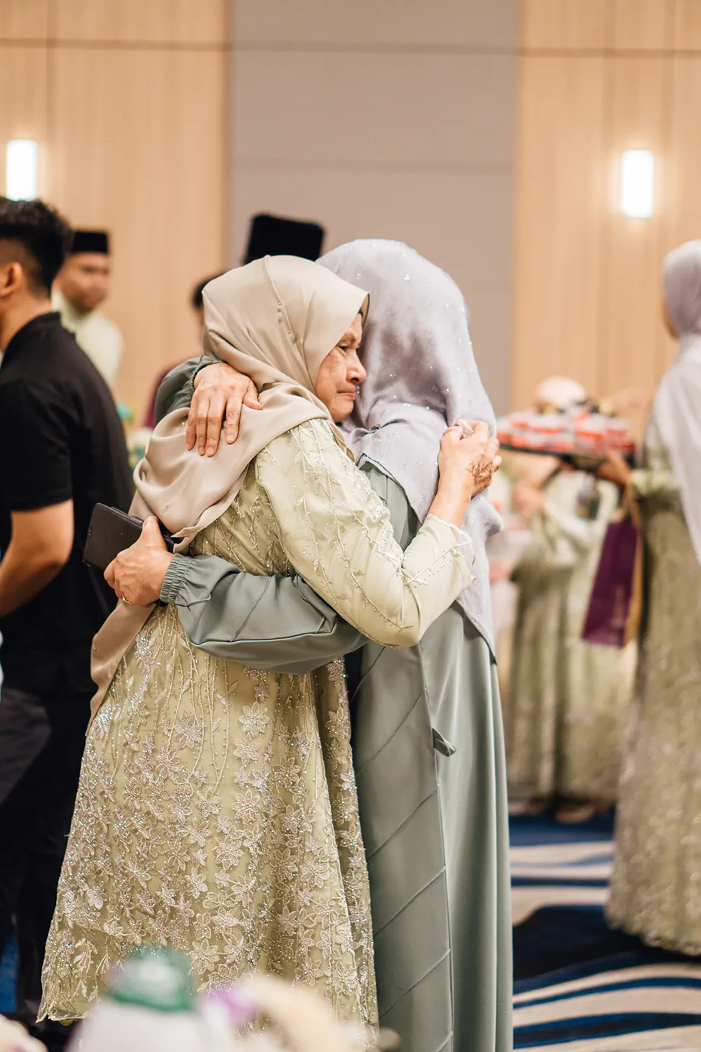 Wedding day at HometeamNS Bedok Reservoir, Singapore.