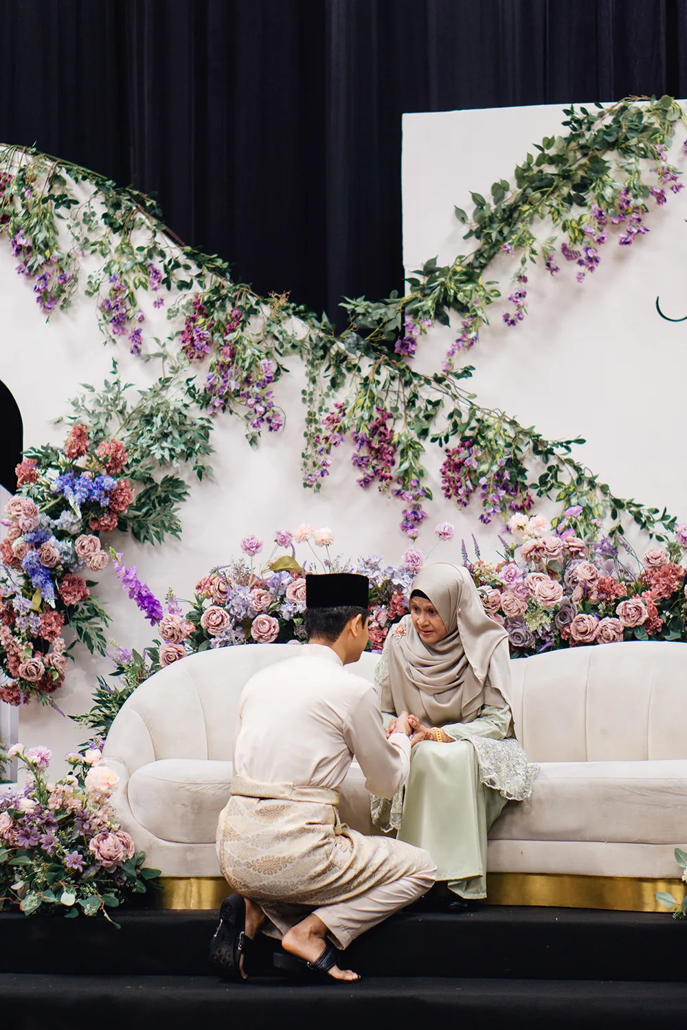 Wedding day at HometeamNS Bedok Reservoir, Singapore.