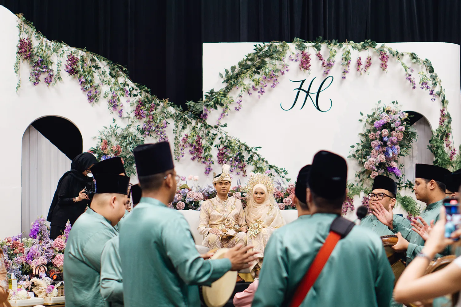 Wedding day at HometeamNS Bedok Reservoir, Singapore.