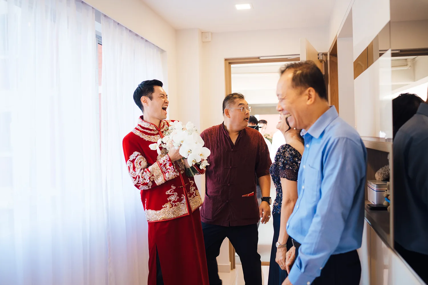 Actual day wedding at Pan Pacific Orchard, Singapore.