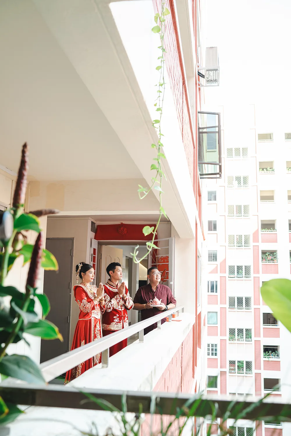 Actual day wedding at Pan Pacific Orchard, Singapore.