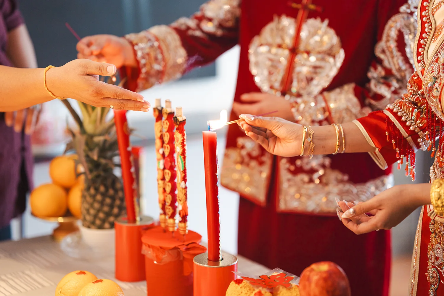 Actual day wedding at Pan Pacific Orchard, Singapore.