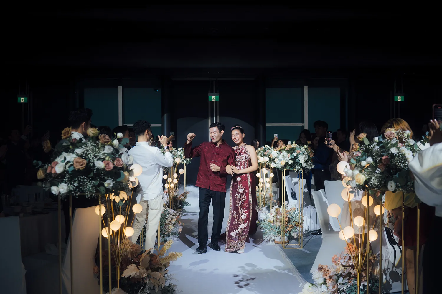 Actual day wedding at Pan Pacific Orchard, Singapore.