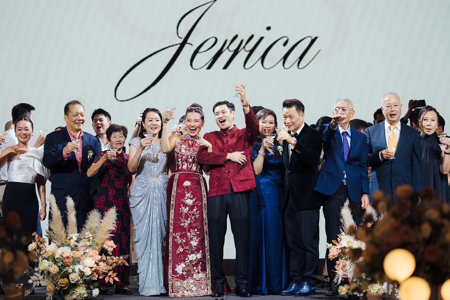 Actual day wedding at Pan Pacific Orchard, Singapore.