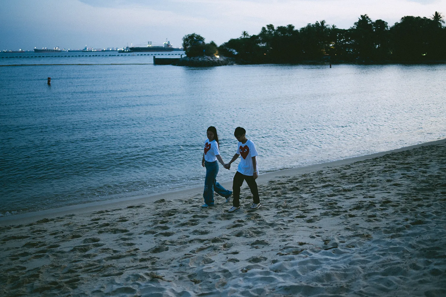 Marriage proposal at Capella Sentosa, Singapore.