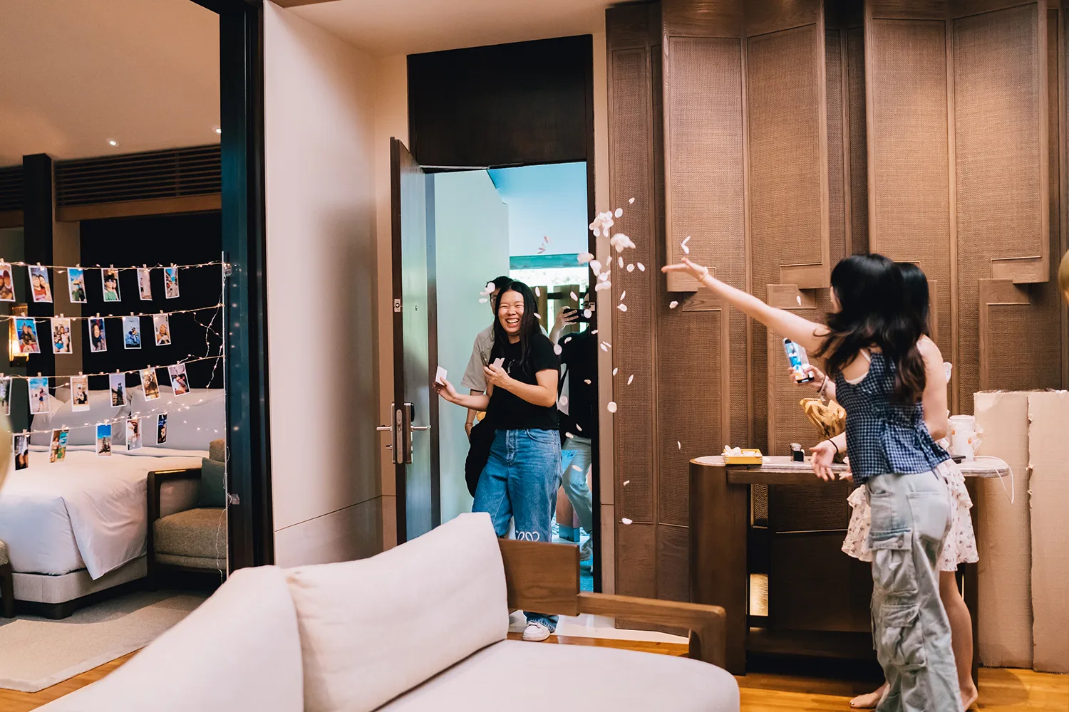 Marriage proposal at Capella Sentosa, Singapore.