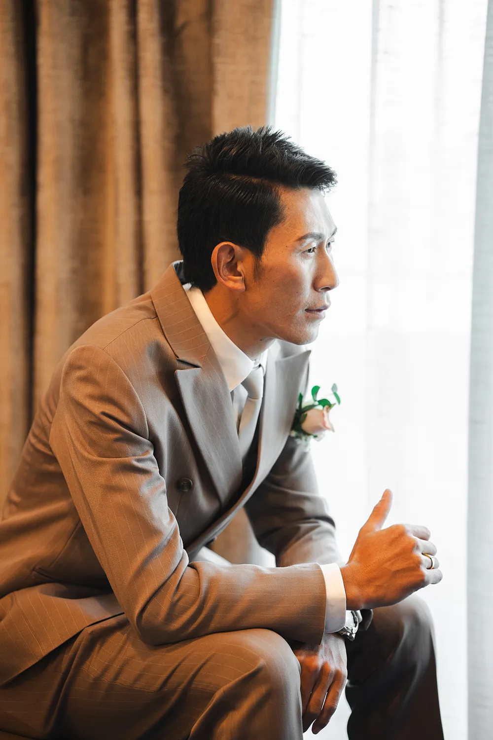 Actual day wedding at Orchid Country Club, Singapore.