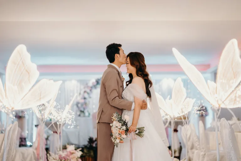 Actual day wedding at Orchid Country Club, Singapore.