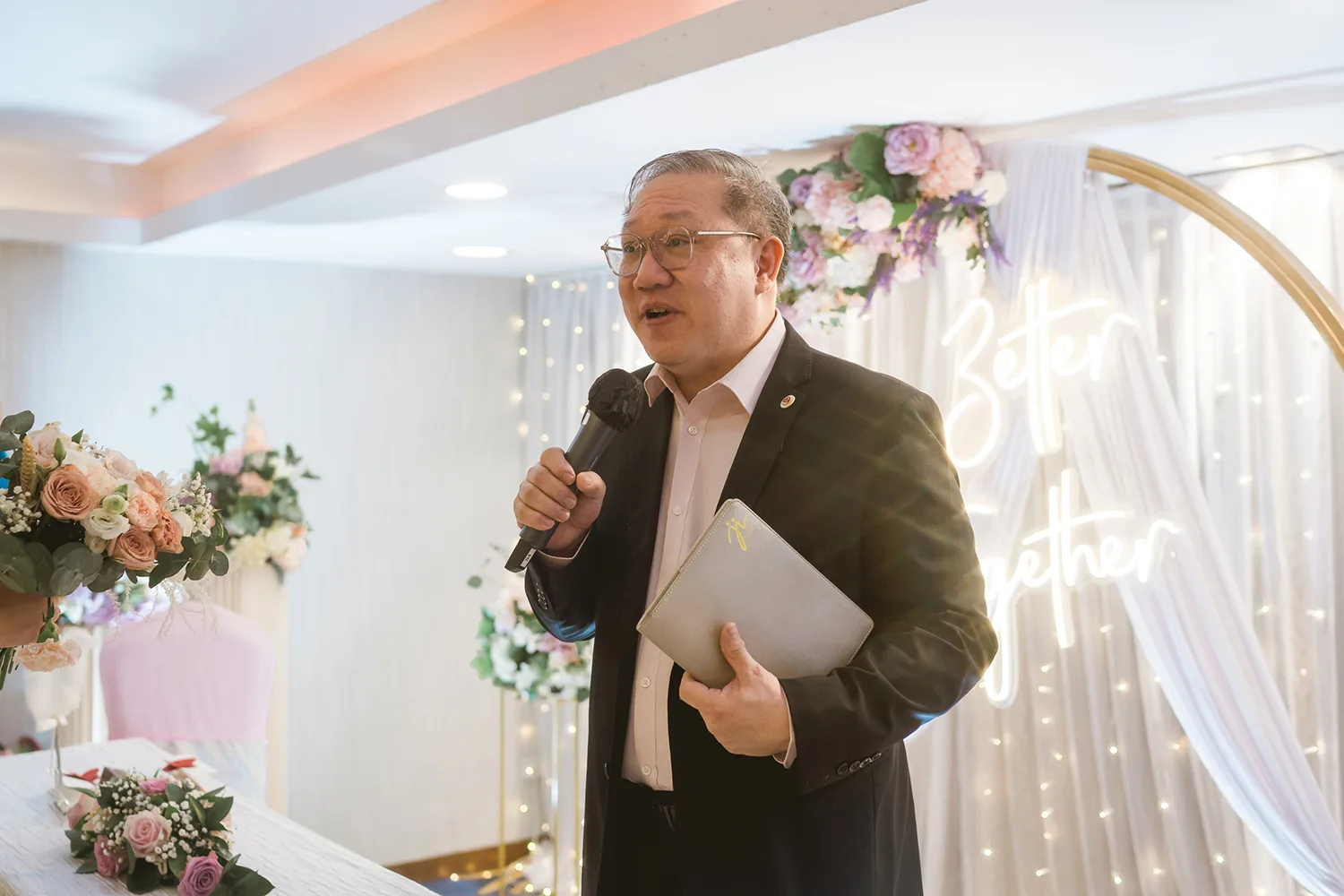 Actual day wedding at Orchid Country Club, Singapore.