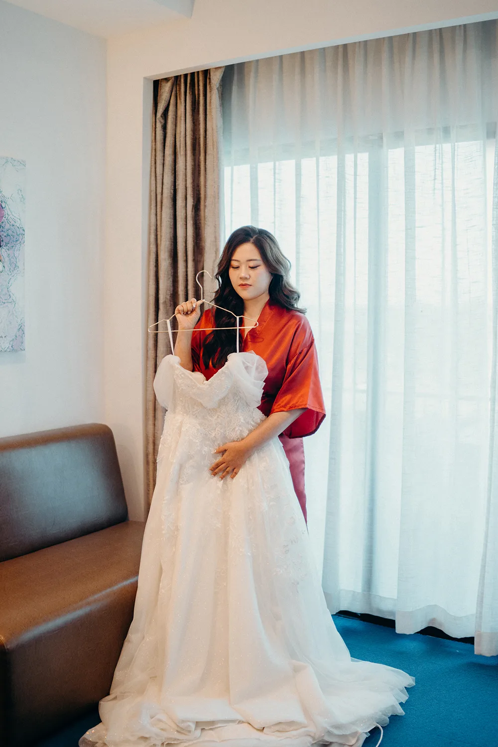 Actual day wedding at Orchid Country Club, Singapore.