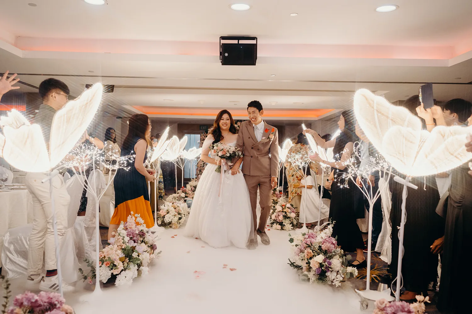 Actual day wedding at Orchid Country Club, Singapore.