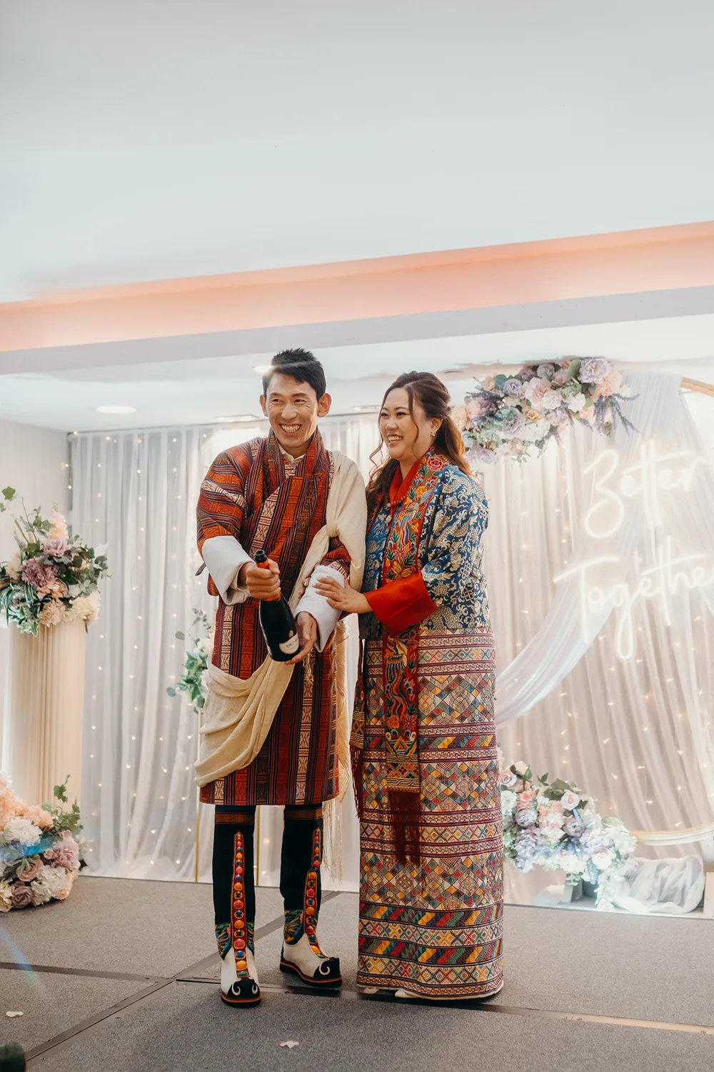 Actual day wedding at Orchid Country Club, Singapore.