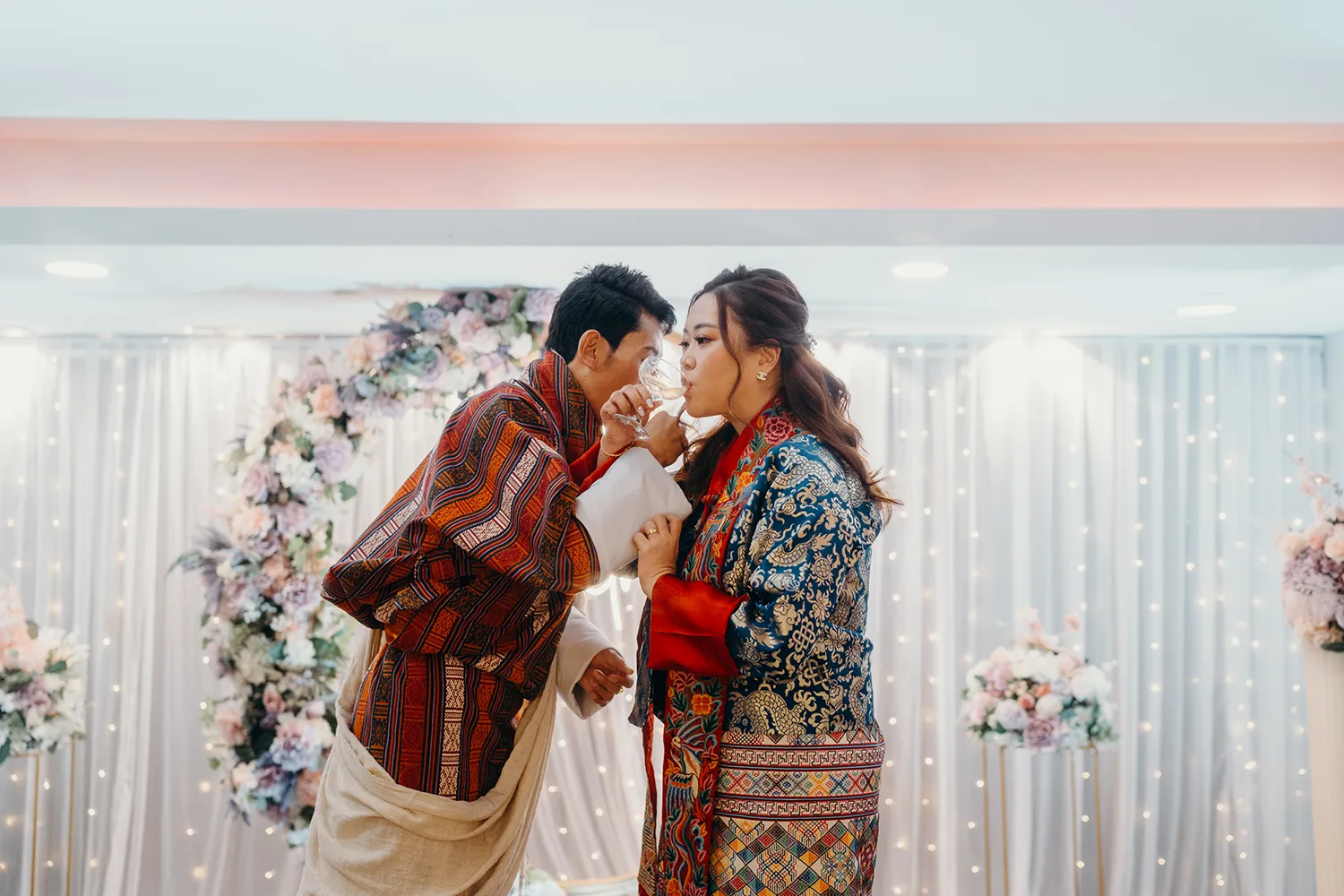 Actual day wedding at Orchid Country Club, Singapore.